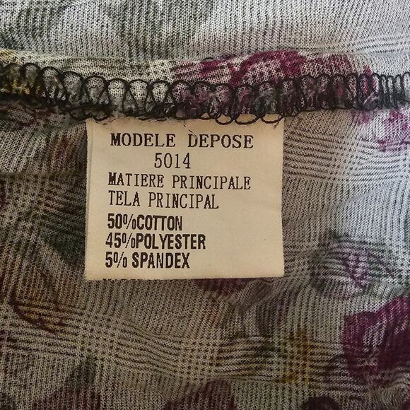 Forla Paris Patchwork Butterfly Asymmetrical Y2K Dress Size M Boho Whimsygoth - Picture 7 of 8